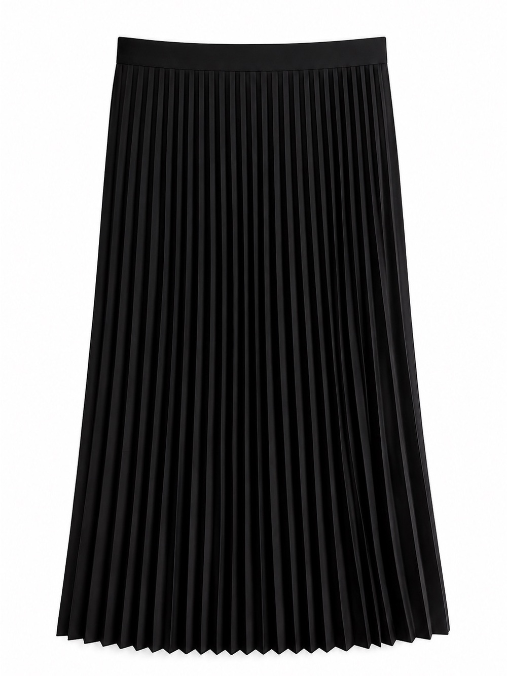J. Crew Pleated Pull-on Midi Skirt - Picture 2 of 4